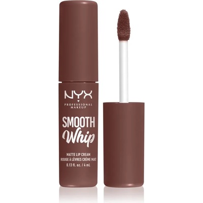 NYX Cosmetics Smooth Whip Matte Lip Cream кадифено червило с изглаждащ ефект цвят 17 Thread Count 4ml