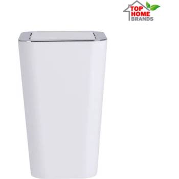 Image 1 of Wenko-Wenselaar GmbH & Co. KG, Germany Кошче за баня с люлеещ се капак Wenko Candy, бяло, 6 л