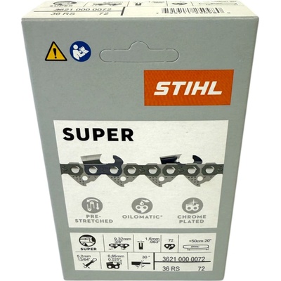 Stihl Pílová reťaz RSC 3/8 1,6mm 72čl 50cm 3621 000 0072
