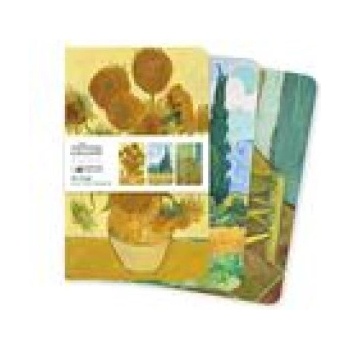 Flame Tree Publishing National Gallery: Van Gogh Set of 3 Mini Notebooks