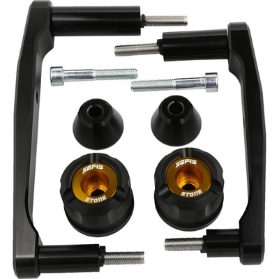 SEFIS STONE padací protektory Kawasaki Z900 2017-2025 zlatá