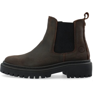 Ca'Shott Дамски ежедневни боти Ca'Shott Women's Caslea Chelsea Boot Zip Oil Suede Casual boots - Coffee - размер 42 (EU) (126-0293-0117)