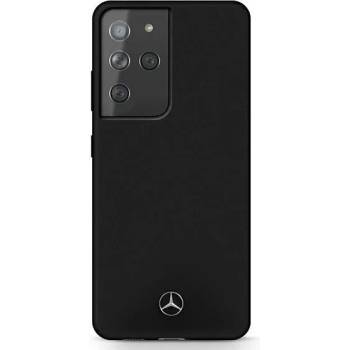 Mercedes-Benz Калъф за телефон Mercedes MEHCS21LSILBK Silicone Line за Samsung Galaxy S21 Ultra, черен (KXG0016952)