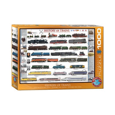 Puzzle 1000 History of Trains 6000-0251