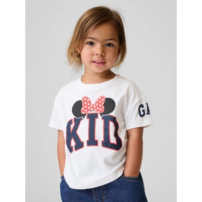 Baby tričko Gap & Disney Bílá