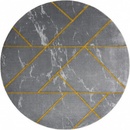 Dywany Łuszczów Emerald geometric 1012 grey and gold