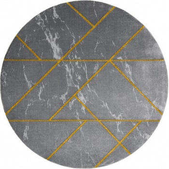 Dywany Łuszczów Emerald geometric 1012 grey and gold
