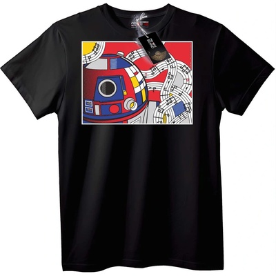 NOONEBRAND R2-D2 Star Wars Робот Тениска - 5XL, Black