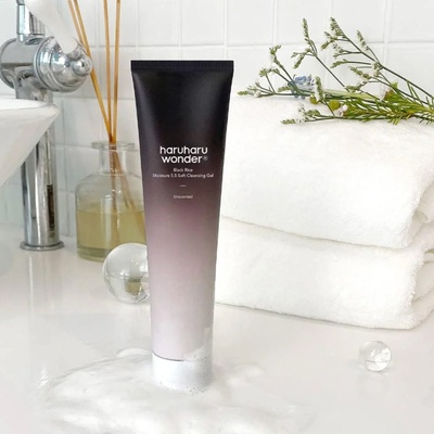 haruharu wonder Почистващ гел за лице с черен ориз HaruHaru Black Rice Moisture Soft Cleansing Gel (221356)