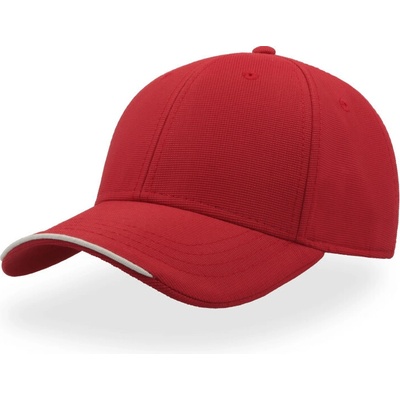 Atlantis Headwear Estoril-S 6 panelová COT33023000499-red Červená