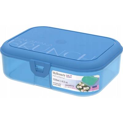 Makamaka Raňajkový Box MyBrunch BTS 1220 ml modrý