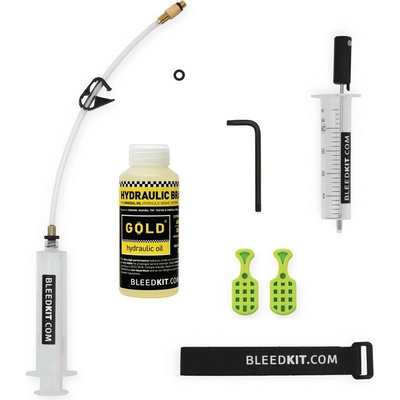 Bleedkit premium gold mt súprava na odvzdušňovanie bŕzd magura s hydraulickým olejom