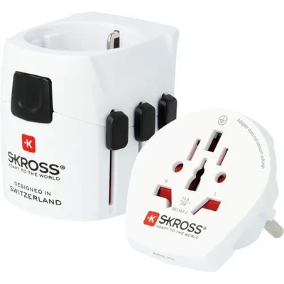 SKROSS Адаптер SKROSS PRO Light 1.103165, World, Бял (SKROSS-1103165)