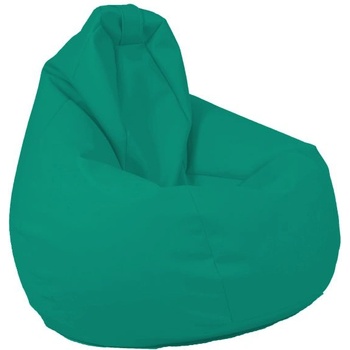 Pufrelax Калъф за пуф круша, 220л. , Nirvana Hobbit - Panama Smarald, (Не съдържа пълнеж), водоустойчив