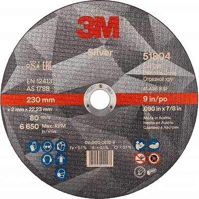 3M Silver Řezný kotouč 230 x 2,0 x 22,23 mm 51804