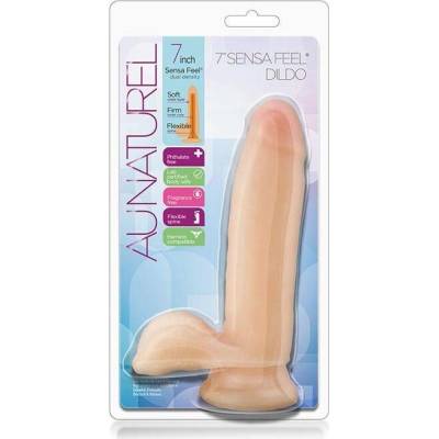 AU NATUREL 7INCH SENSA FEEL DILDO BEIG