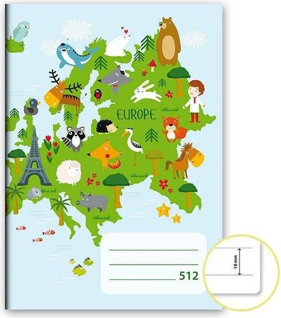 NOTES sešit A5 512 linka