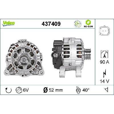generátor VALEO 437409 437409