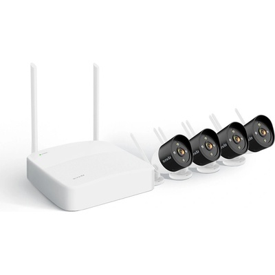 Tenda Комплект за видеонаблюдение Tenda K4W-3TC 4 Channel Wireless HD Video Security Kit, 802.11b/g/n, до 10TB HDD, 4бр. камери 3MP/15fps (K4W-3TC)