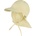 Sterntaler Детска шапка с козирка Sterntaler Kids' Peaked Cap with Neck Flap Cap - Vanille - размер 43 cm (904-3659-1111)