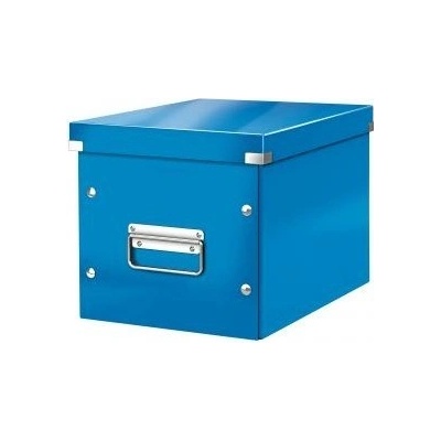 LEITZ Štvorcová škatuľa A5 (M) Click & Store metalická modrá