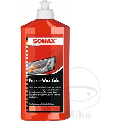 Sonax Polish & Wax Color NANO PRO červená 500 ml