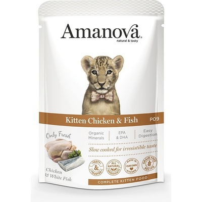 Amanova Kitten Chicken Fish GF 85 g