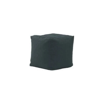 Pufrelax Пуф, 80л. , Табуретка Куб - Moon Grey, Перящ се калъф, Гама Premium, Пълнеж от Полистиролни перли