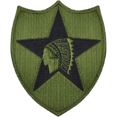 U.S.ARMY Nášivka 2ND INFANTRY DIVISION velká oliva