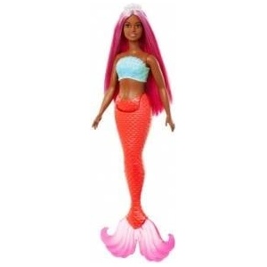 Mattel Barbie Mermaid Doll Coral Tail HRR04