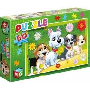 Multigra Puzzle 60 Doggy Flowers