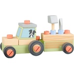 Orange Tree Toys Дървен игрален комплект Orange Tree Toys - Сглобяем трактор, 25 части (OTT12801) - ozone