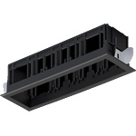 ELMARK Modena 4 МОДУЛНА КОНЗОЛА С РАМКА ЗА ВГР. ЧЕРНА (92mod4gr/bl)