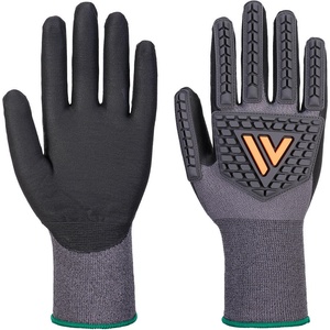 Portwest A715 / Нитрилни ръкавици Grip 15 Impact - Черни M (A715K8RM)