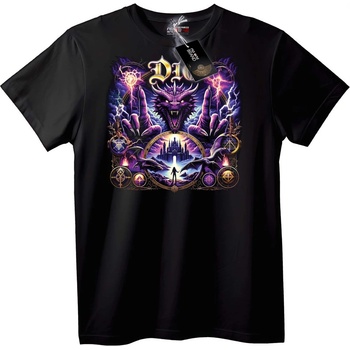 NOONEBRAND Тениска D1 Дракон Фентъзи - S, White