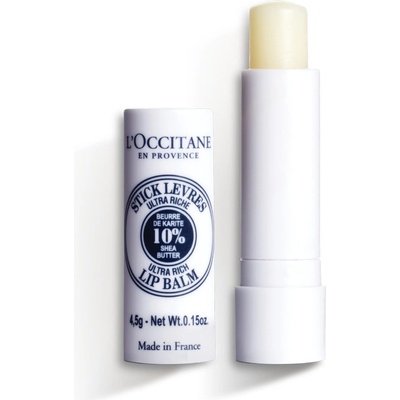 L'Occitane En Provence Výživný balzám na rty s bambuckým máslem Stick Levres Lip Balm Stick 4,5 g