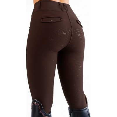 Maximilian Equestrian Pro Riding Leggings Chocolate