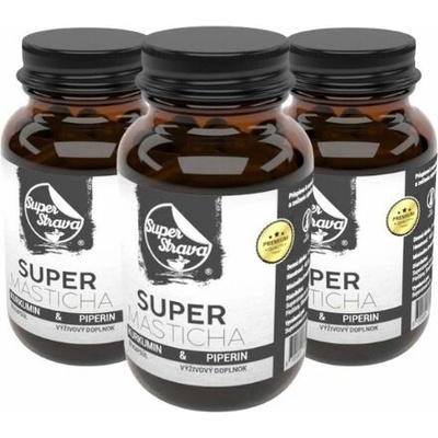 Superstrava Super Masticha Kurkumin & Piperin 3 x 80 kapsúl