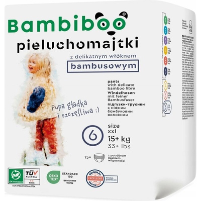 Bambiboo plenkové kalhotky 6 15+ kg 15 ks