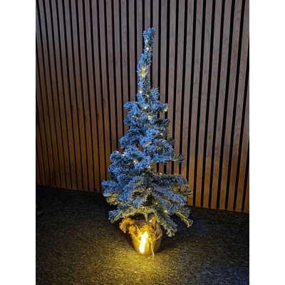 Umelý vianočný stromček Homcom 90 cm so 133 LED diódami
