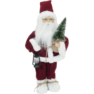 Santa Claus s malým stromkem 45cm