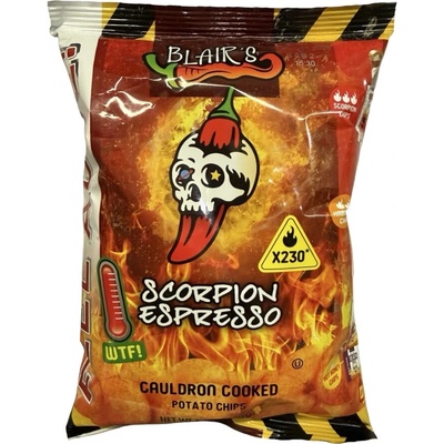 Blair's Scorpion Espresso Chips 50 g