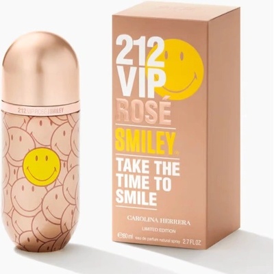 Carolina Herrera 212 VIP Rose Smiley parfumovaná voda dámska 80 ml