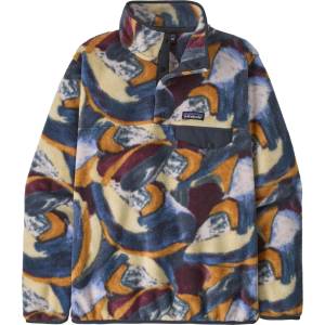 Patagonia Дамски поларен пуловер Patagonia Women's Lightweight Synchilla Snap-T Fleece Pullover Fleece jumper - Smudge: Smolder Blue (105-0968-7614)