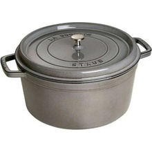 Staub Cocotte hrnec kulatý 20 cm 2,2 l šedý