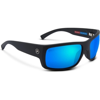 PELAGIC Слънчеви очила PELAGIC FISH WHISTLE - POLARIZED MINERAL GLASS: Black/Blue Glass