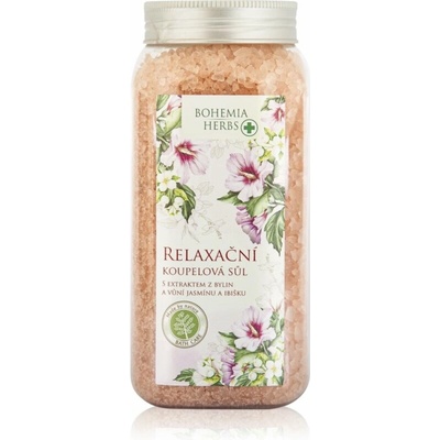Bohemia Gifts Bohemia Herbs Jasmine & Hibiscus soľ do kúpeľa 900 g