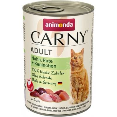 Animonda Cat Carny Adult вкус: пиле, пуйка, заек 400 г