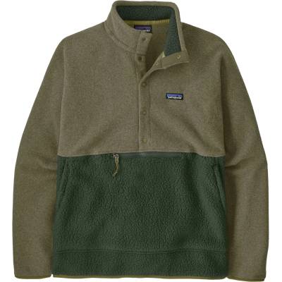 Patagonia Мъжки поларен пуловер Patagonia Retro Pile 1/2 Snap Pullover Fleece jumper - Old Growth Green - размер XS (005-5487-0411)