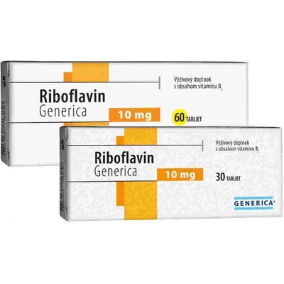 GENERICA Riboflavin 10 mg 30 ks